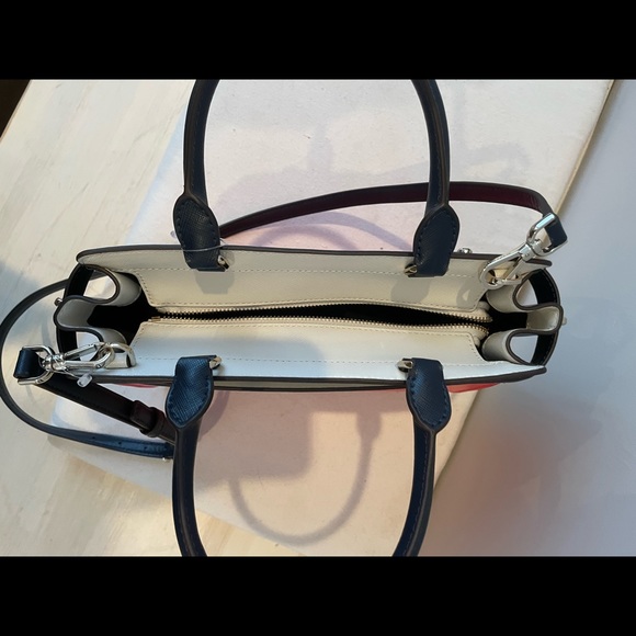 Kate Spade Medium Satchel Red Multi Crossbody Satchel - Picture 7 of 9